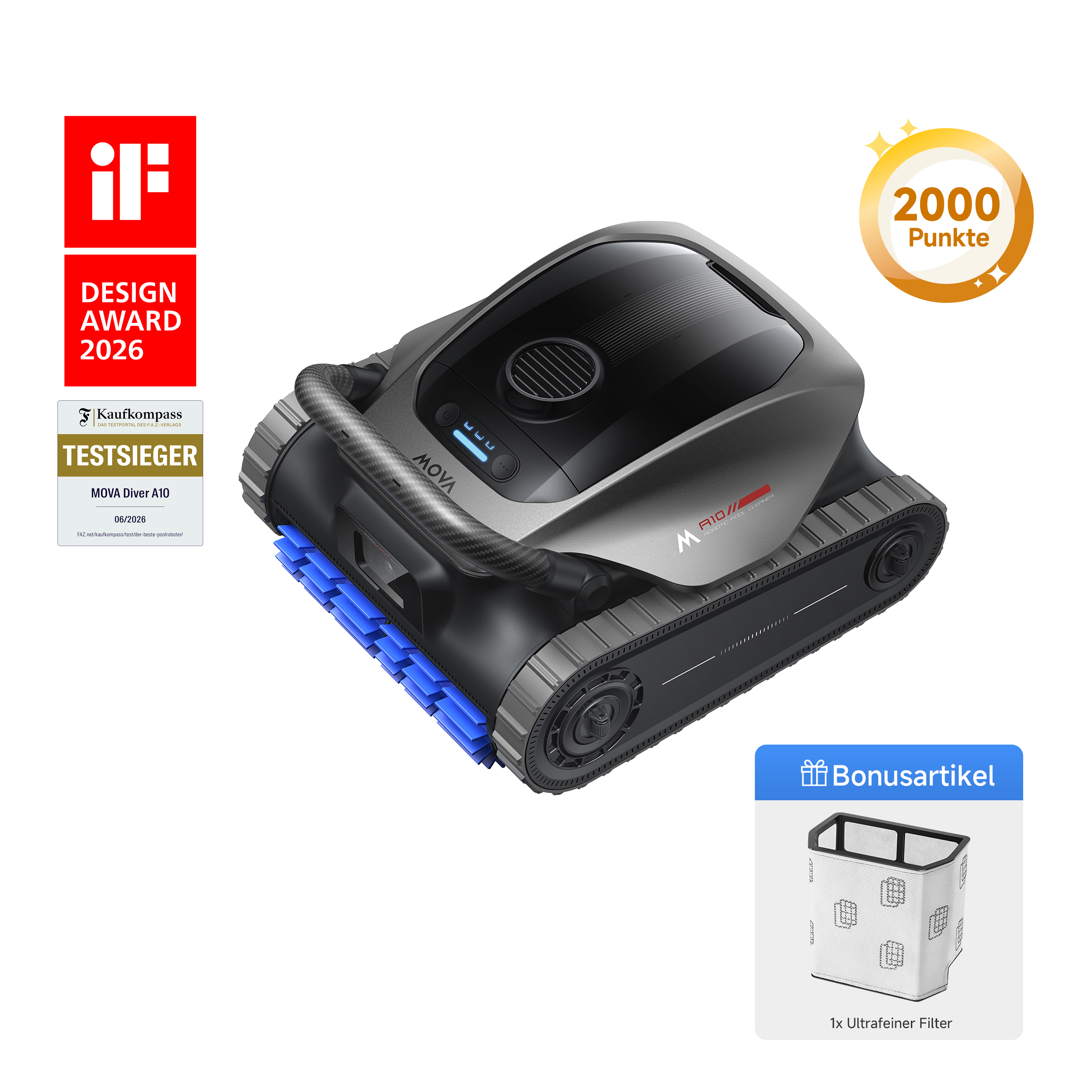 MOVA Diver A10 Poolroboter
