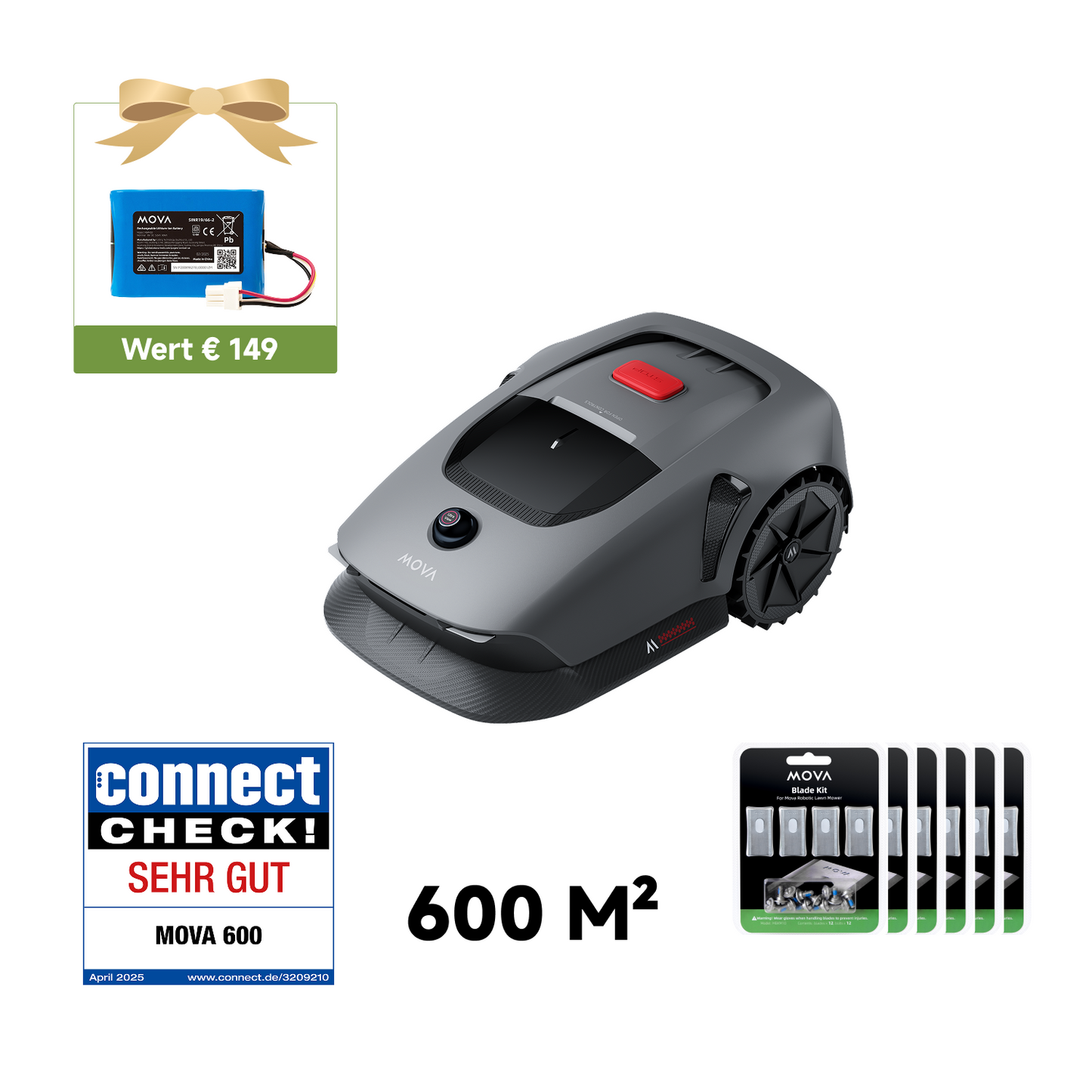 MOVA 1000 und MOVA 600 Mähroboter