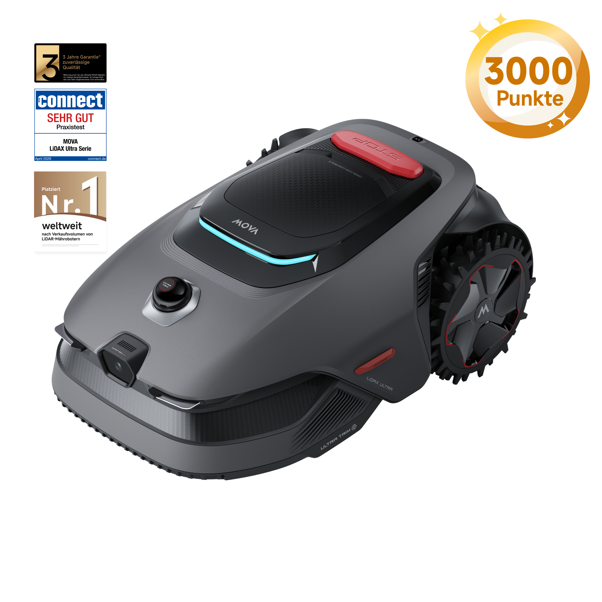 MOVA LiDAX Ultra Series Robotermäher