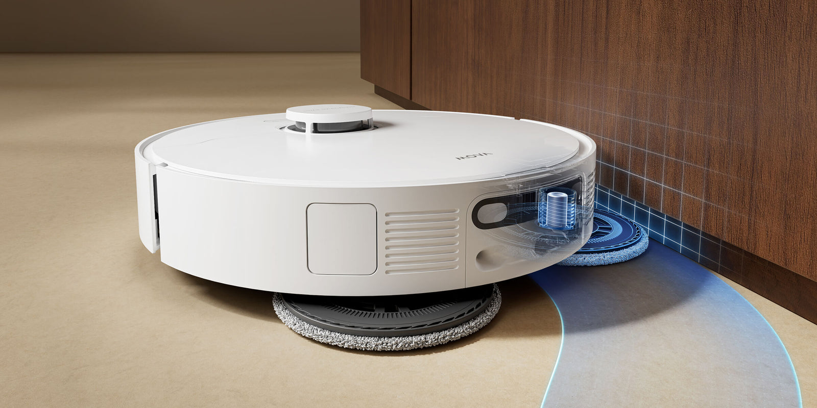 MOVA E40 Ultra Technologie de lavage MaxiReach™