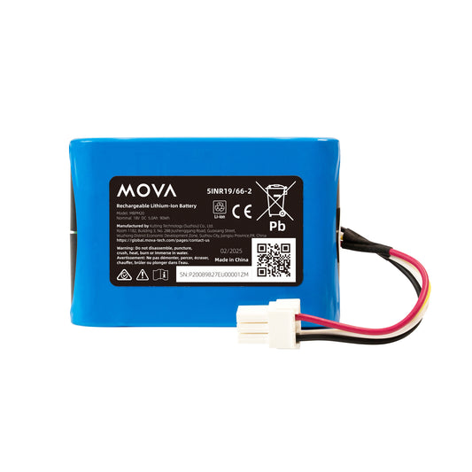 5A - 18V DC 5Ah 90Wh Wiederaufladbarer Lithium-Ionen-Akku für MOVA 600 / 600 Kit / 1000 Mähroboter