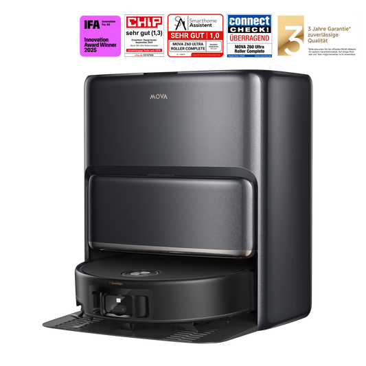mova z60 ultra roller complete saug- und wischroboter mit bürstensystem