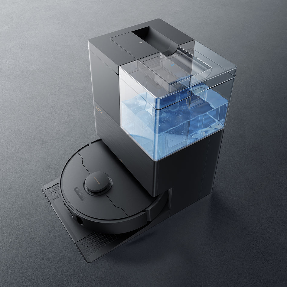 MOVA E50 Pro Ultra Saugroboter Schwarz Verbesserter 5L-Frischwassertank