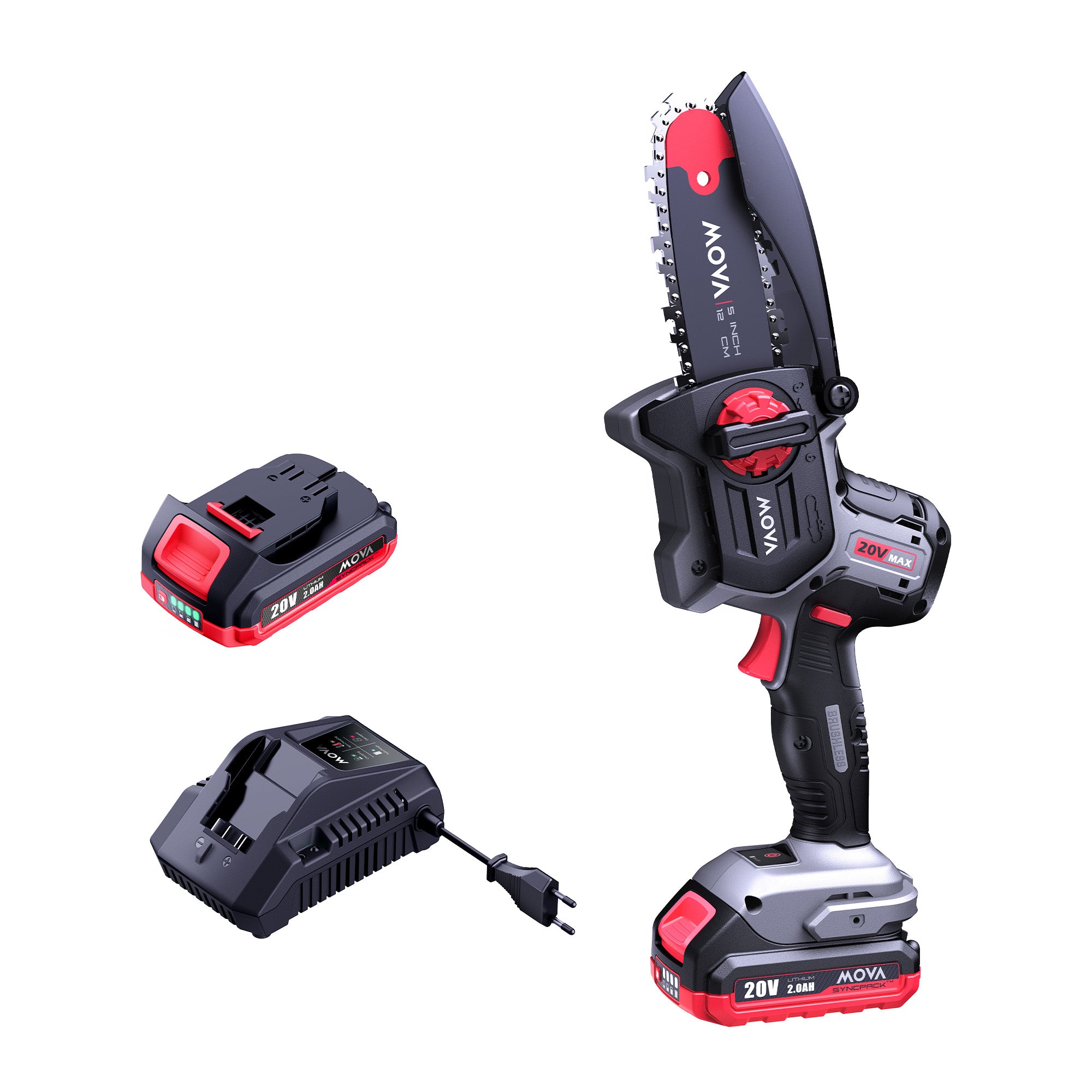 MOVA GC205 Astsäge 20 V und 12 cm mit bürstenlosem Motor