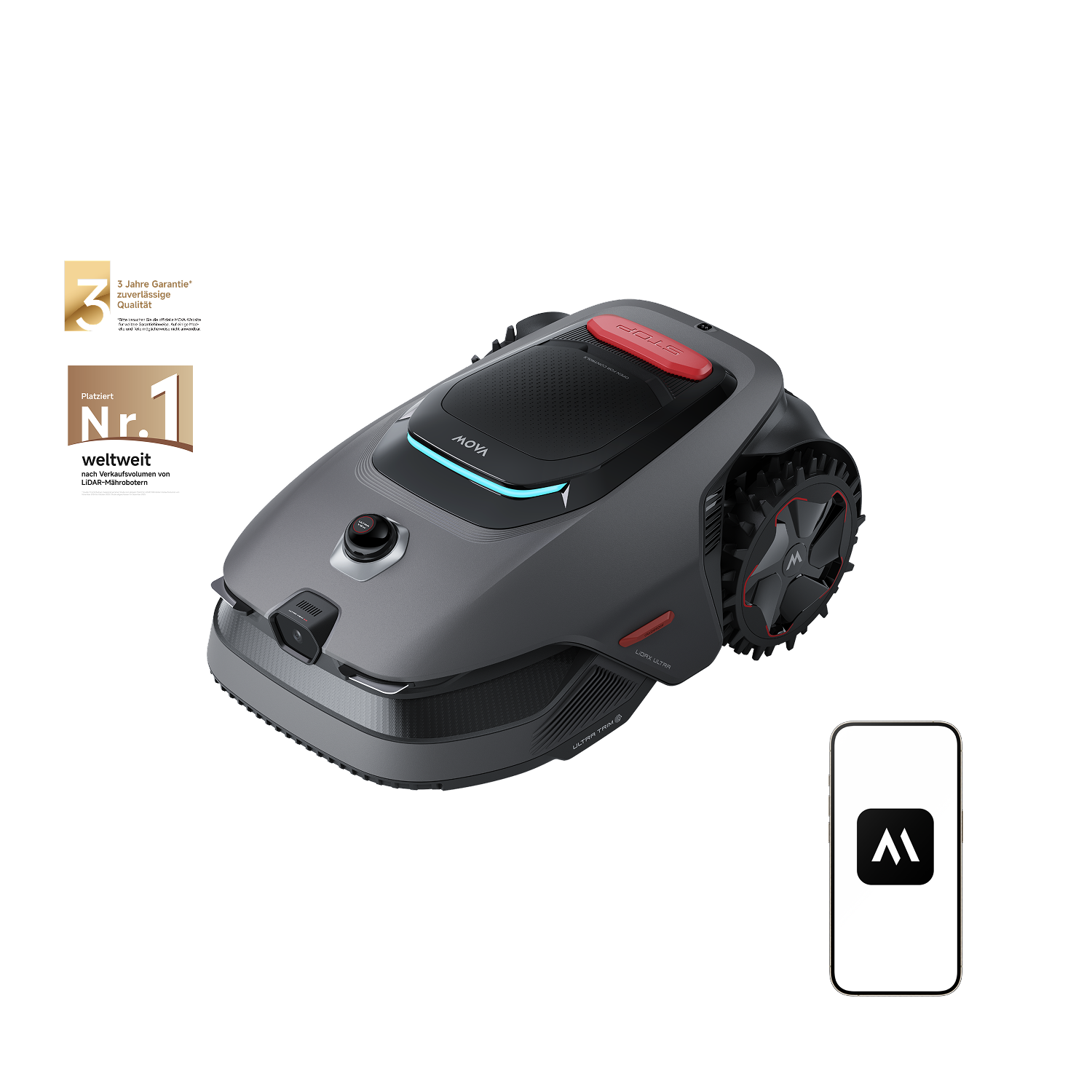 MOVA LiDAX Ultra Series Robotermäher