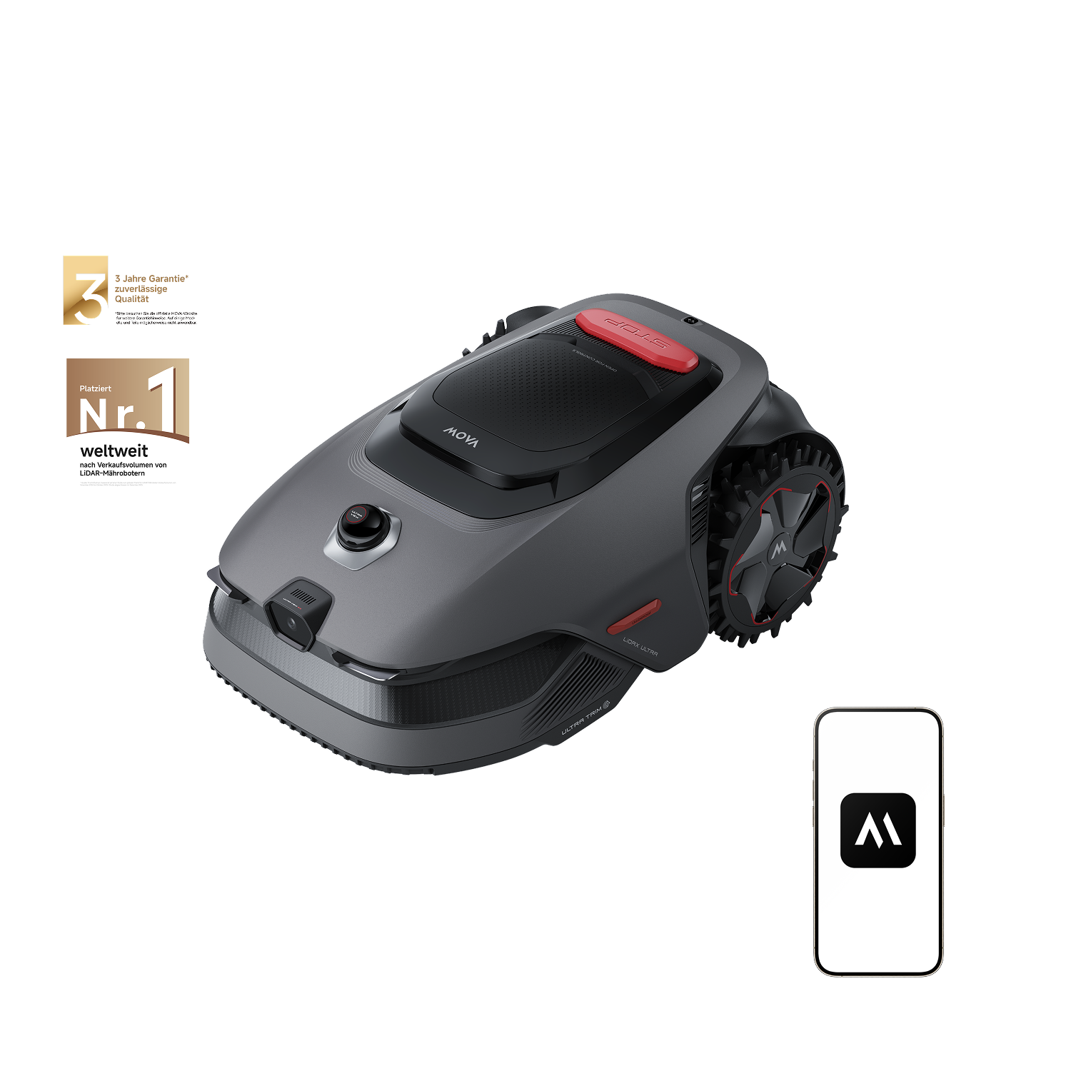 MOVA LiDAX Ultra Series Robotermäher