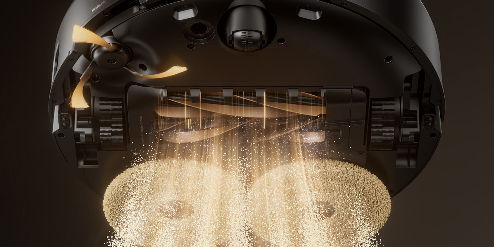 mova mobius 60 dreifache anti verhedderung an rädern und bürsten