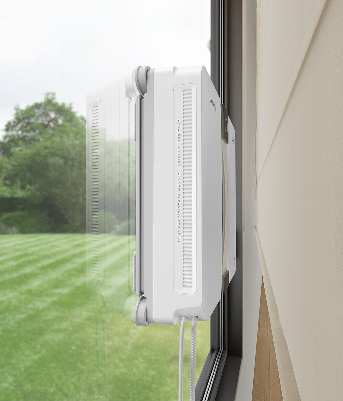 mova robot n1 window cleaning kompakt passt genau dorthin, wo sie es brauchen -