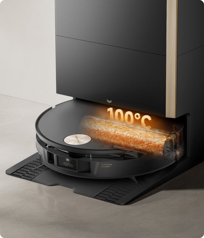 100°C (212°F)* Hochtemperatur-Moppwaschen -