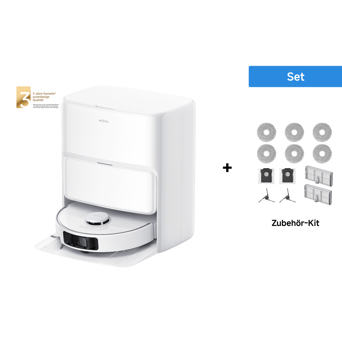 Dreame MOVA P50 Ultra Saugroboter + Zubehör kit für 1 Jahr
