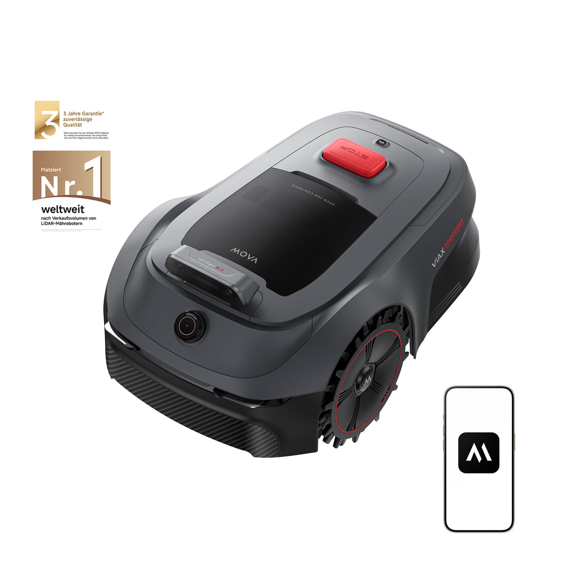 MOVA ViAX 500 Mähroboter + Garage