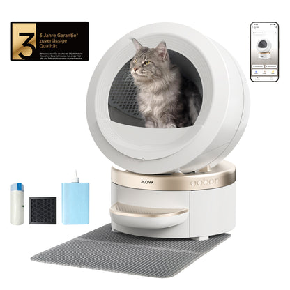 MOVA MeowgicPod LR10 Prime – Intelligente Katzentoilette + PF10 Pro