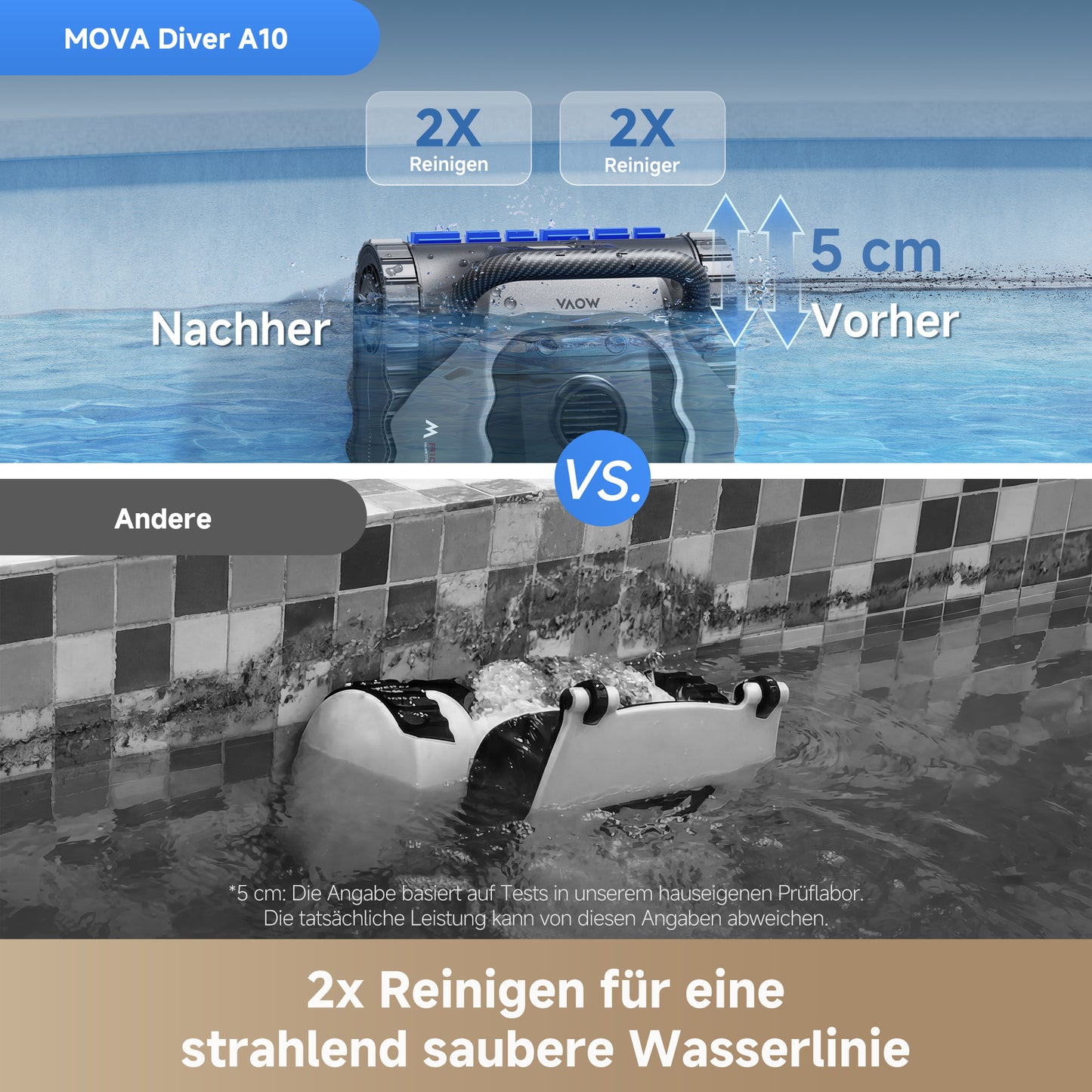MOVA Diver A10 Poolroboter
