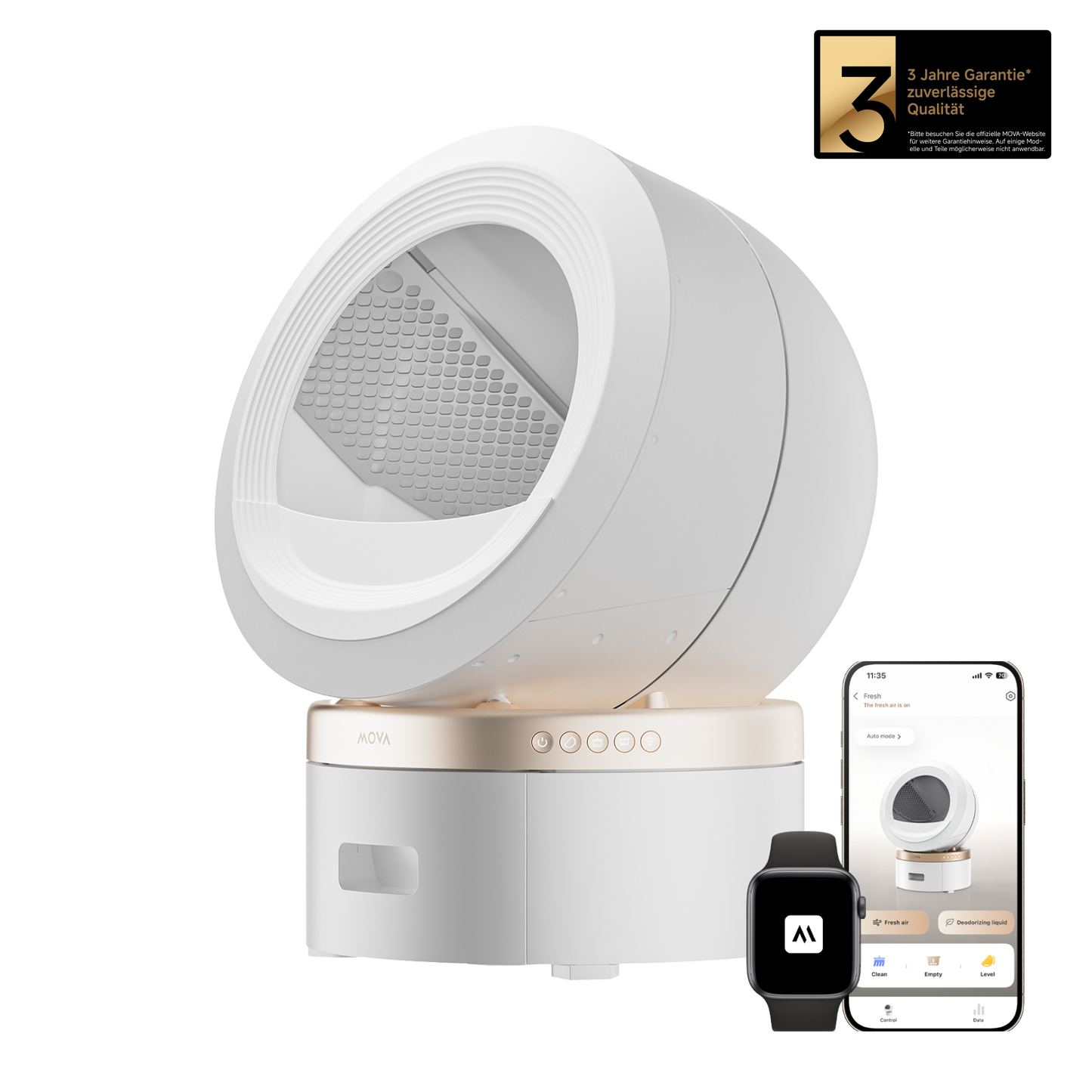 MOVA MeowgicPod LR10 Prime – Intelligente Katzentoilette