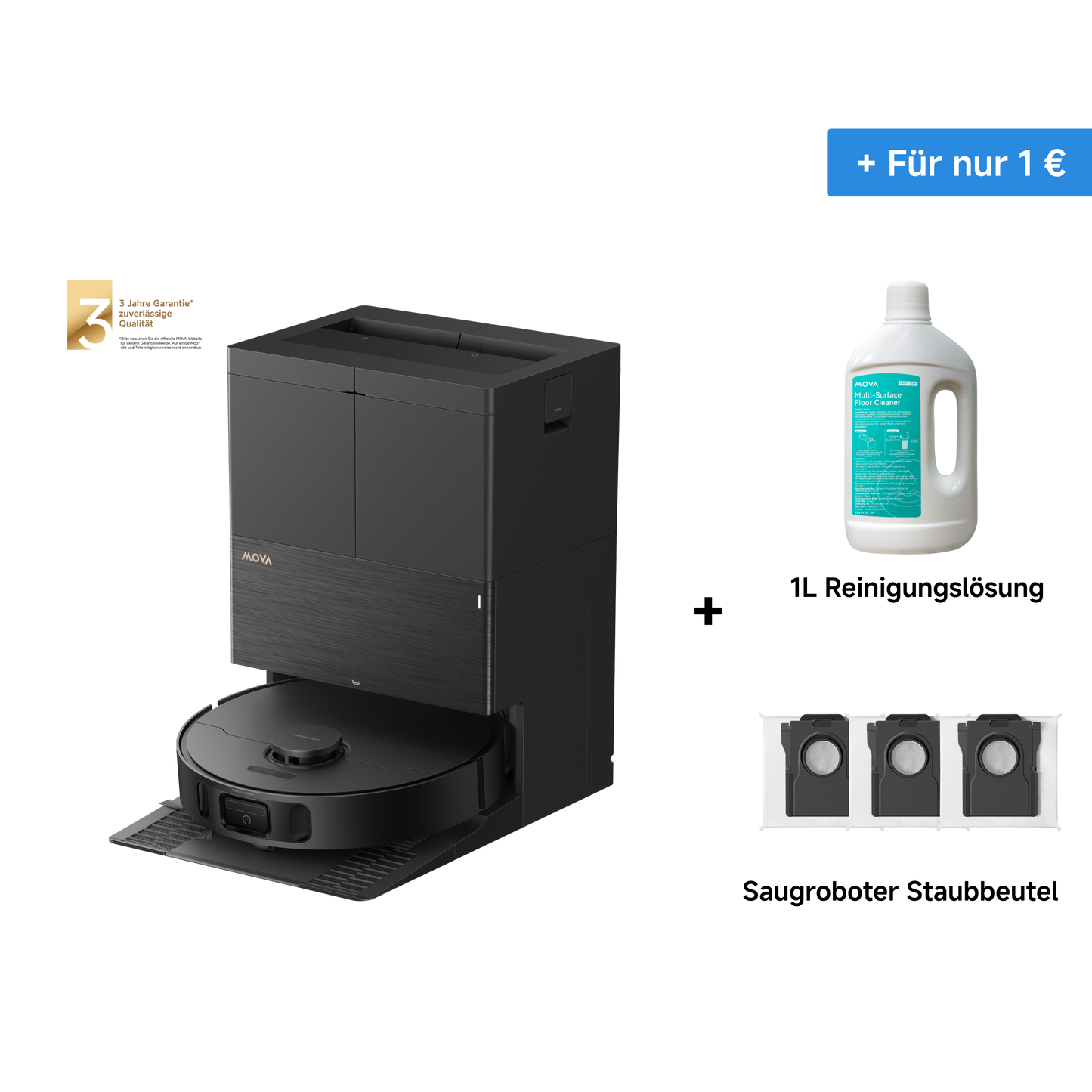 MOVA E50 Pro Ultra Saugroboter Schwarz