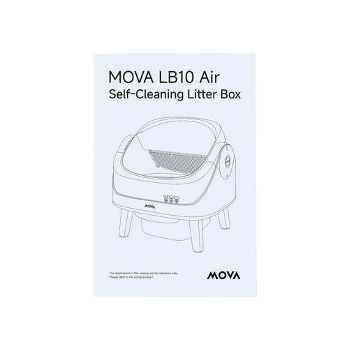 
              MOVA LB10 Air selbstreinigende Katzentoilette Benutzerhandbuch 1x

            