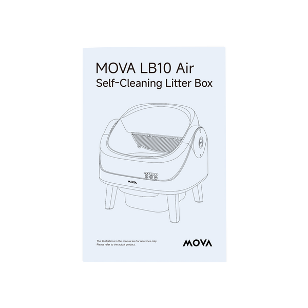 MOVA LB10 Air selbstreinigende Katzentoilette Benutzerhandbuch 1x