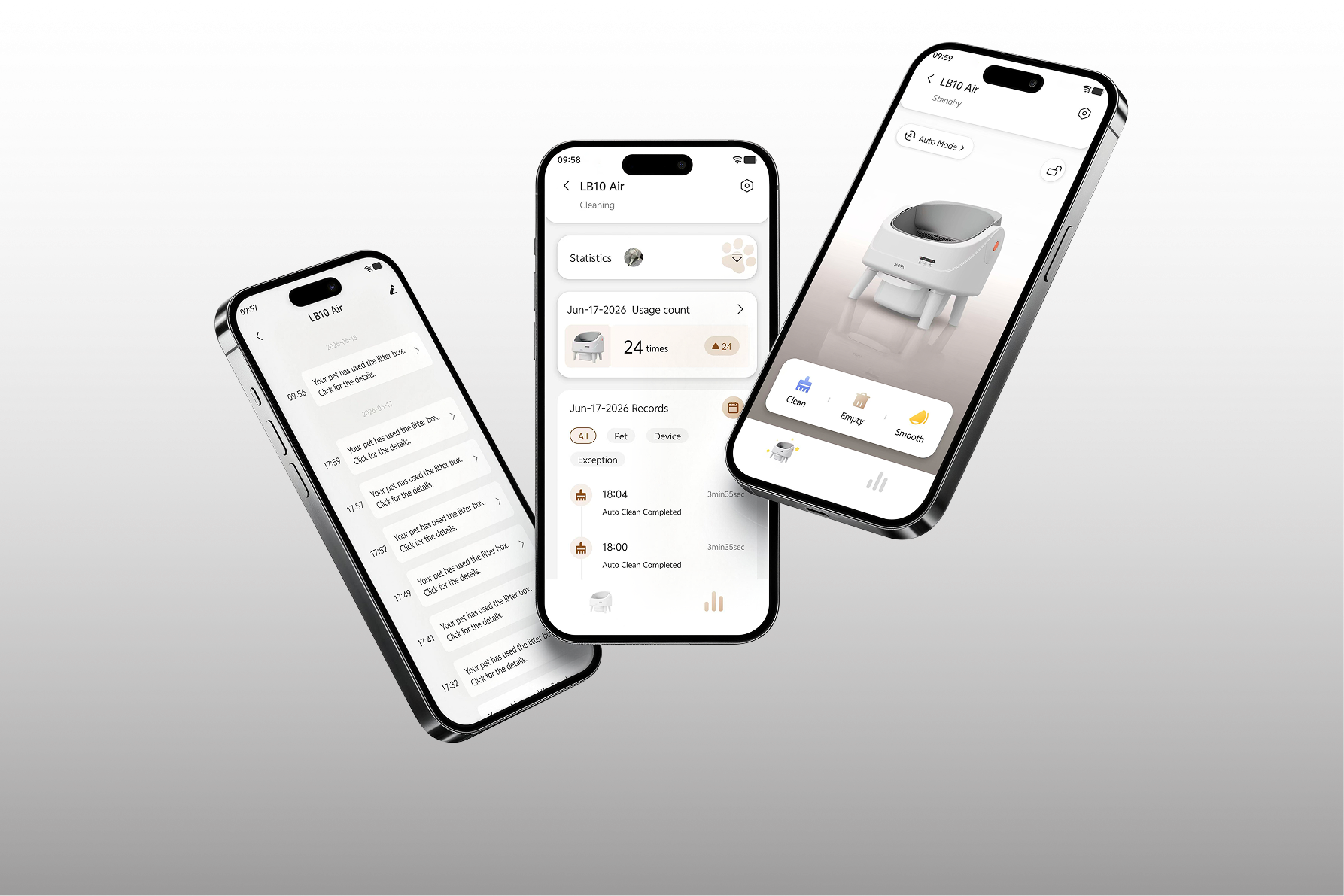 MOVA LB10 Air selbstreinigende Katzentoilette Intelligente Haustierüberwachung