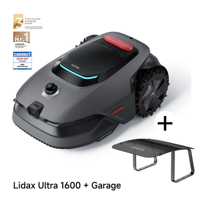 MOVA LiDAX Ultra 1600 m² Robotermäher + Garage