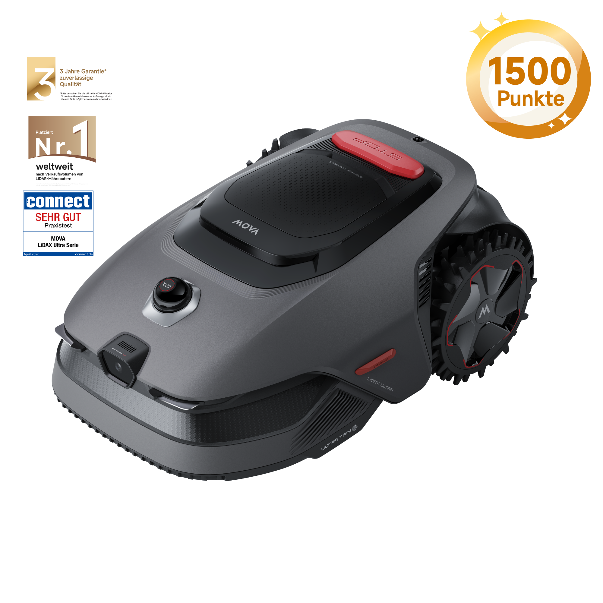 MOVA LiDAX Ultra Series Robotermäher