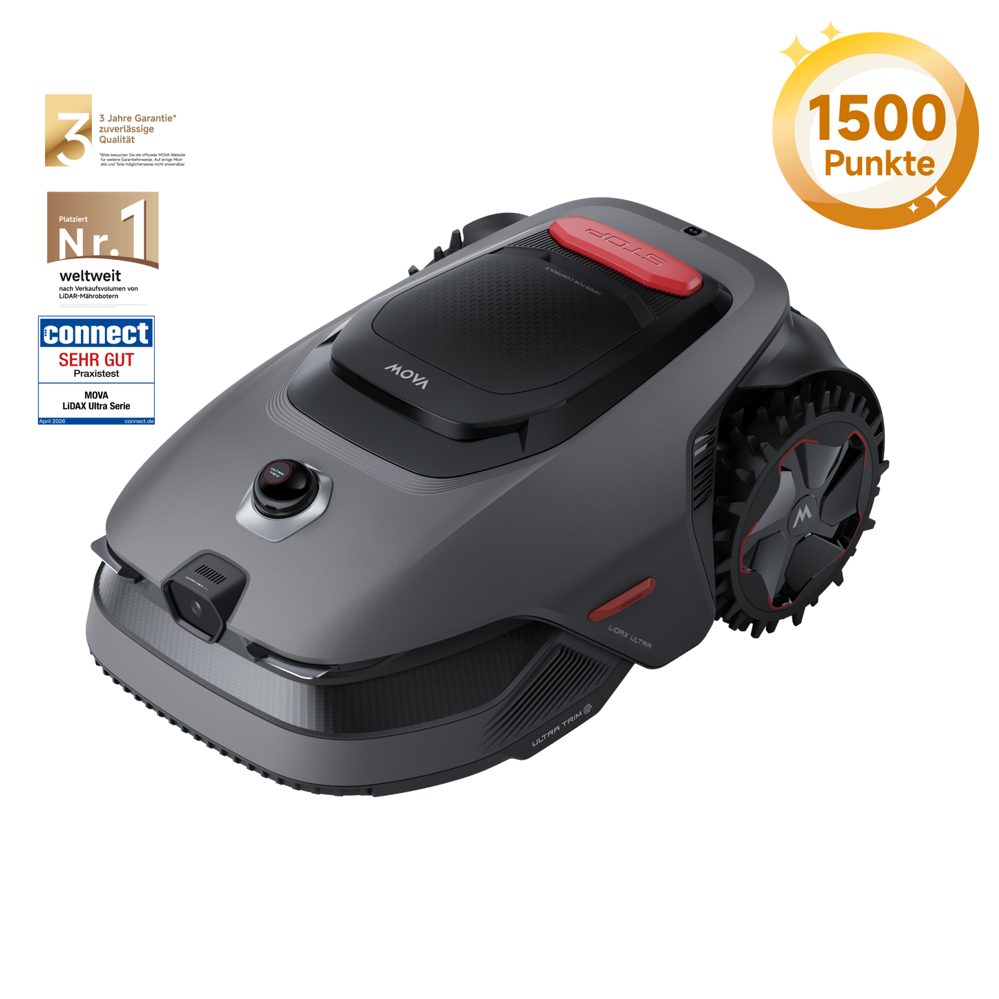 MOVA LiDAX Ultra Series Robotermäher
