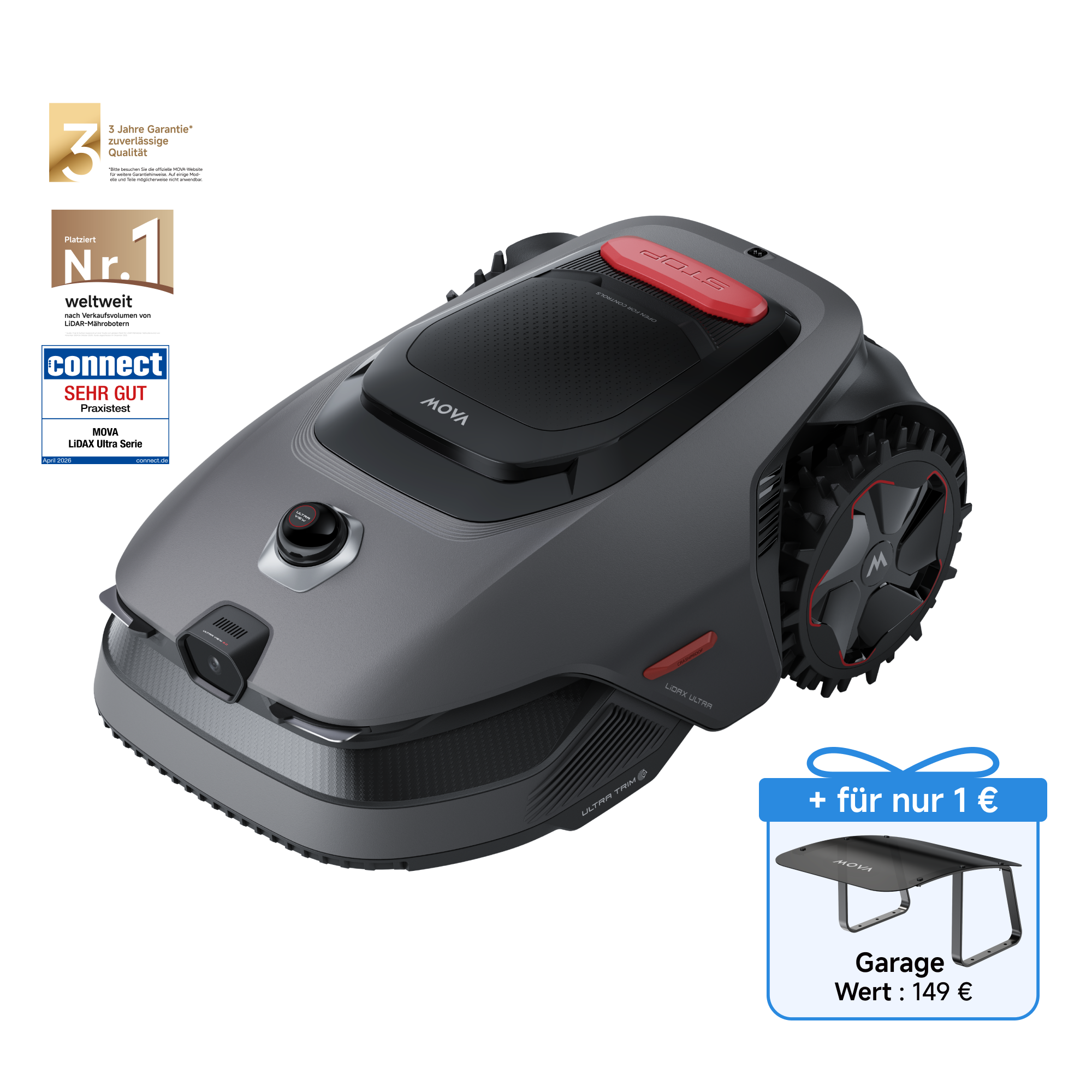 MOVA LiDAX Ultra Series Robotermäher