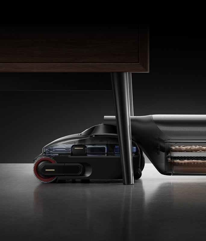 Flaches 180°-Design mit unverminderter Saugkraft - 