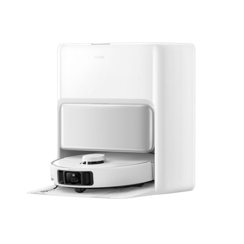 mova p50 pro ultra roboterstaubsauger schwarz mit station