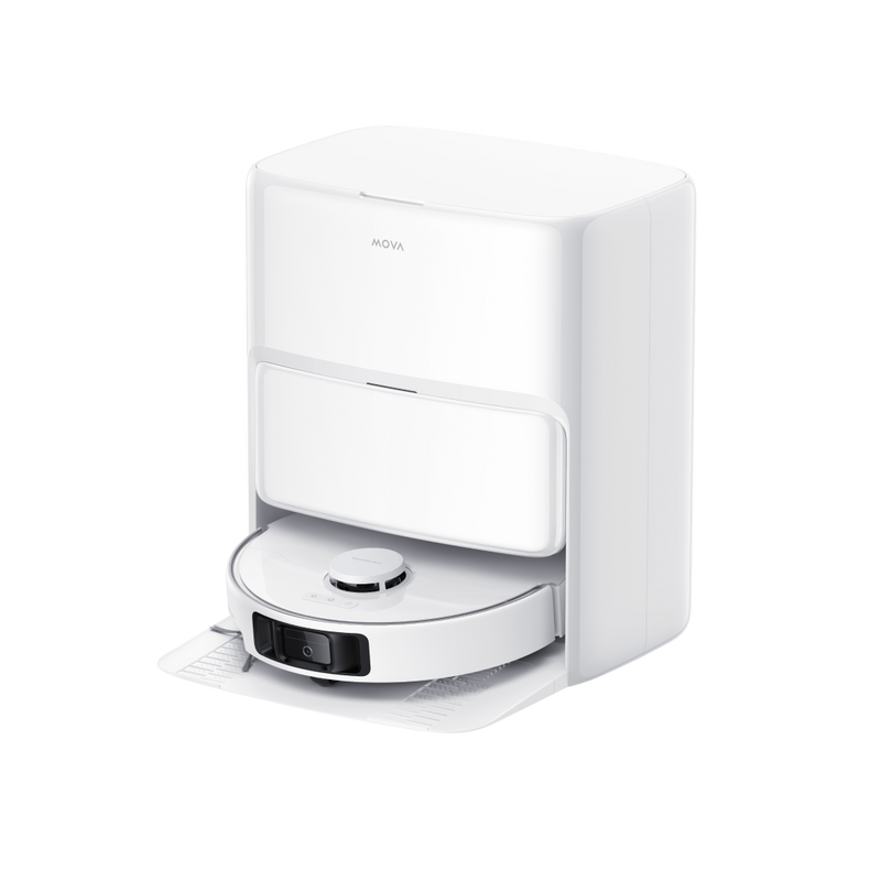 mova p50 ultra roboterstaubsauger weiß mit station