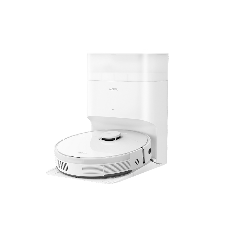 mova s10 plus roboterstaubsauger weiß mit station