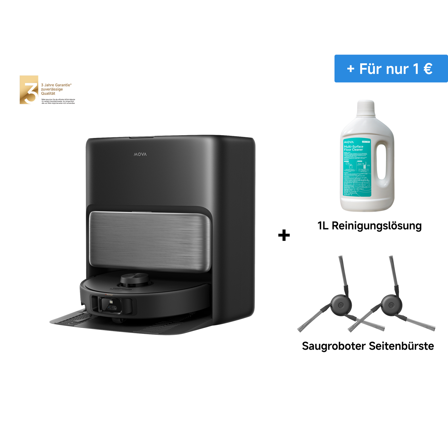 MOVA P70 Pro Ultra Saugroboter Schwarz