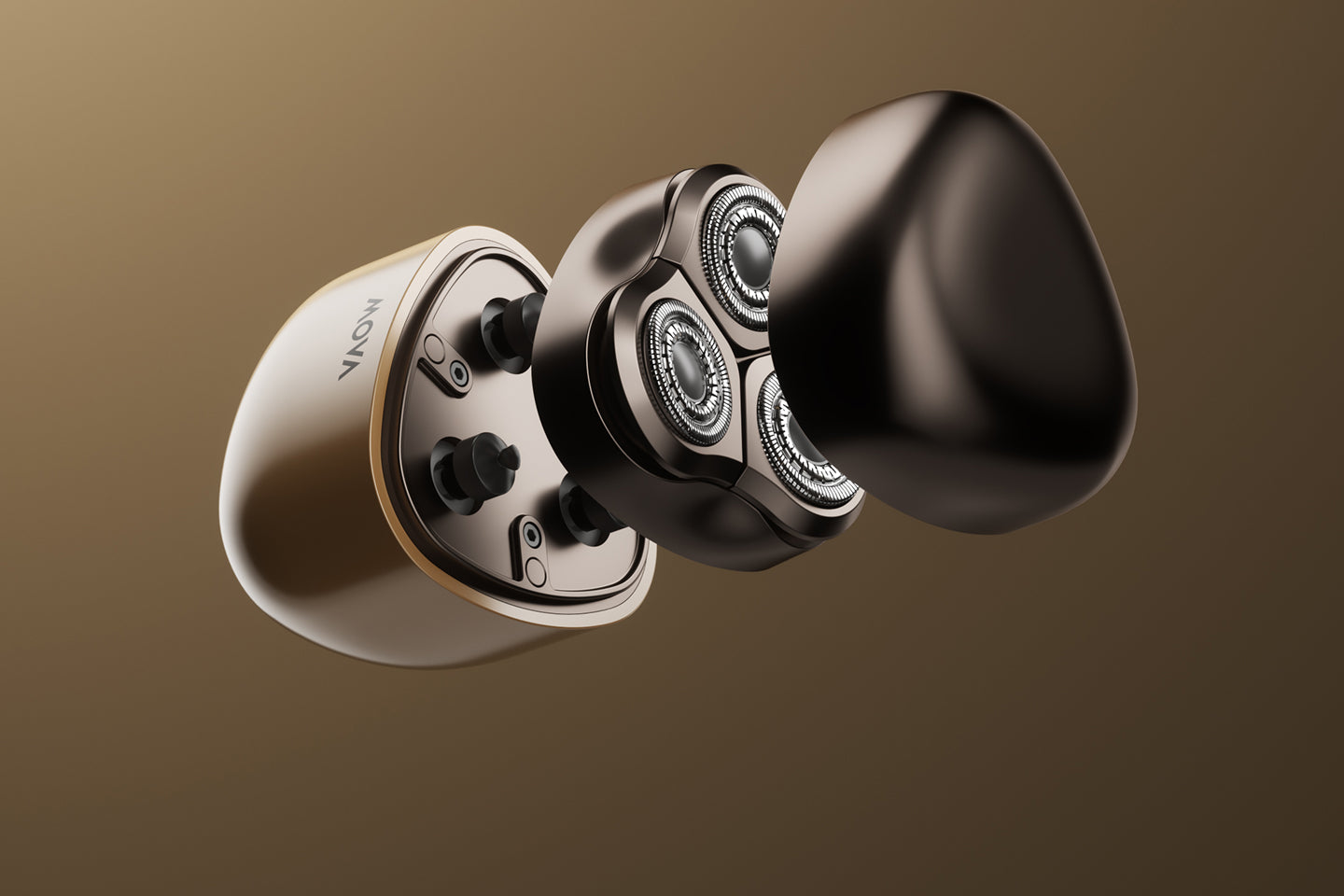 Ergonomisches Dreieck-Design mit Gehäuse aus Zinklegierung - 