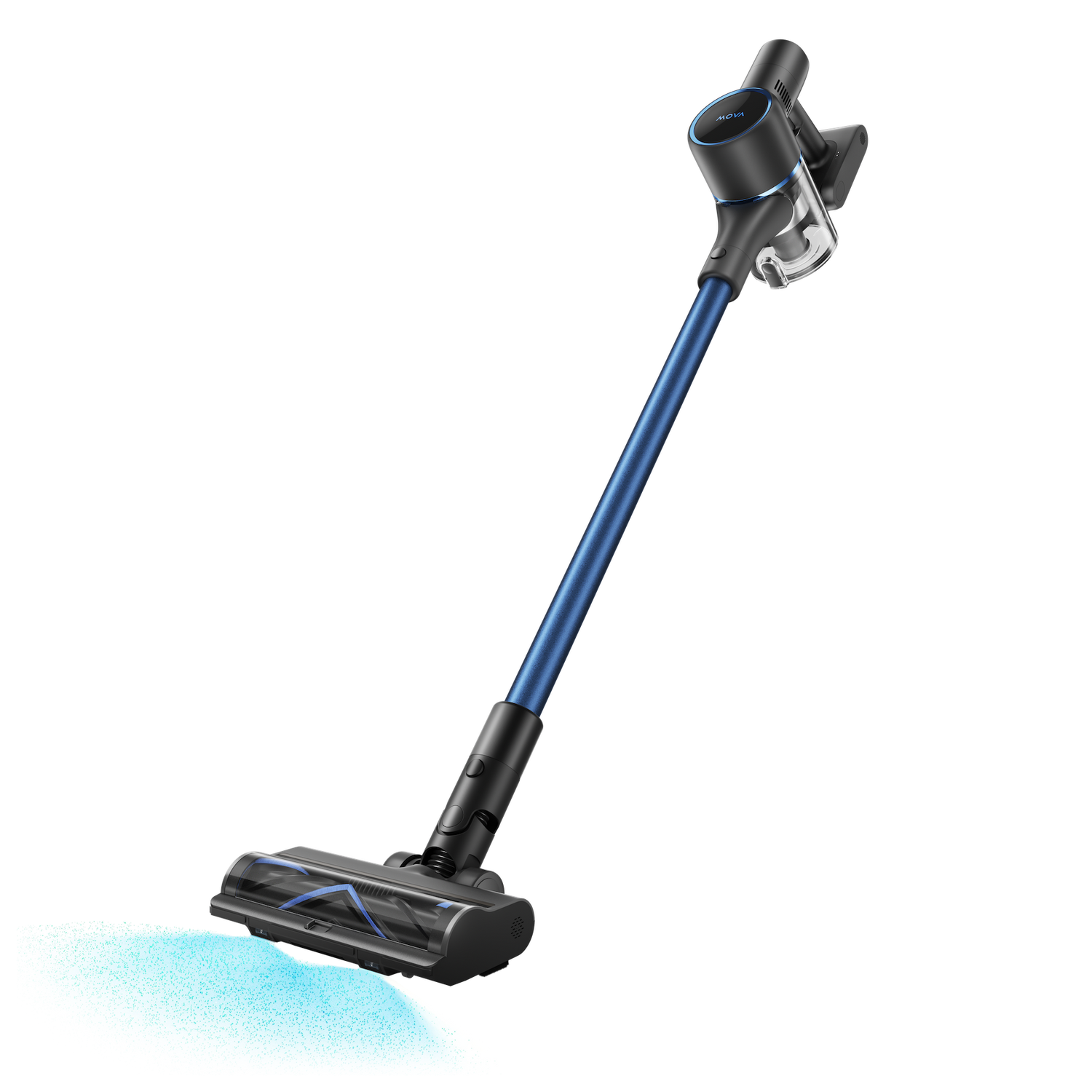 mova s4 detect stielstaubsauger blau