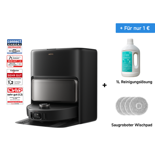 MOVA V50 Ultra Complete Saugroboter Schwarz