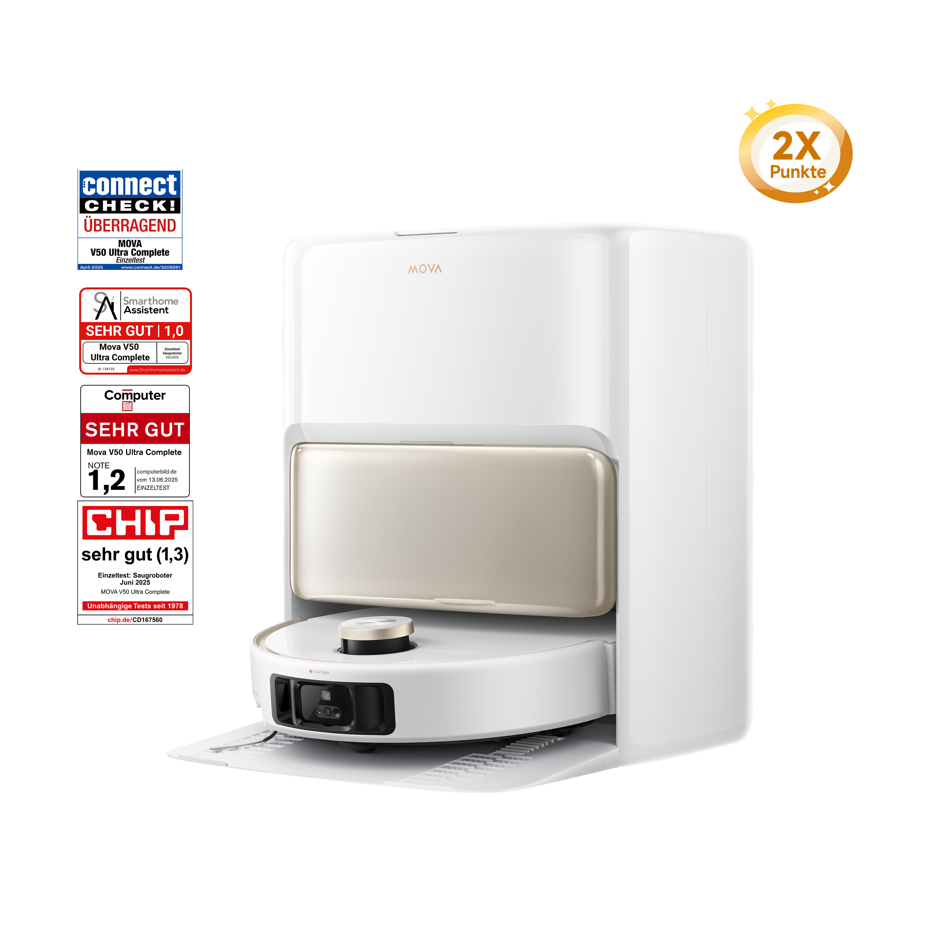 MOVA Fall Prime Day Dreame MOVA V50 Ultra Complete Saugroboter