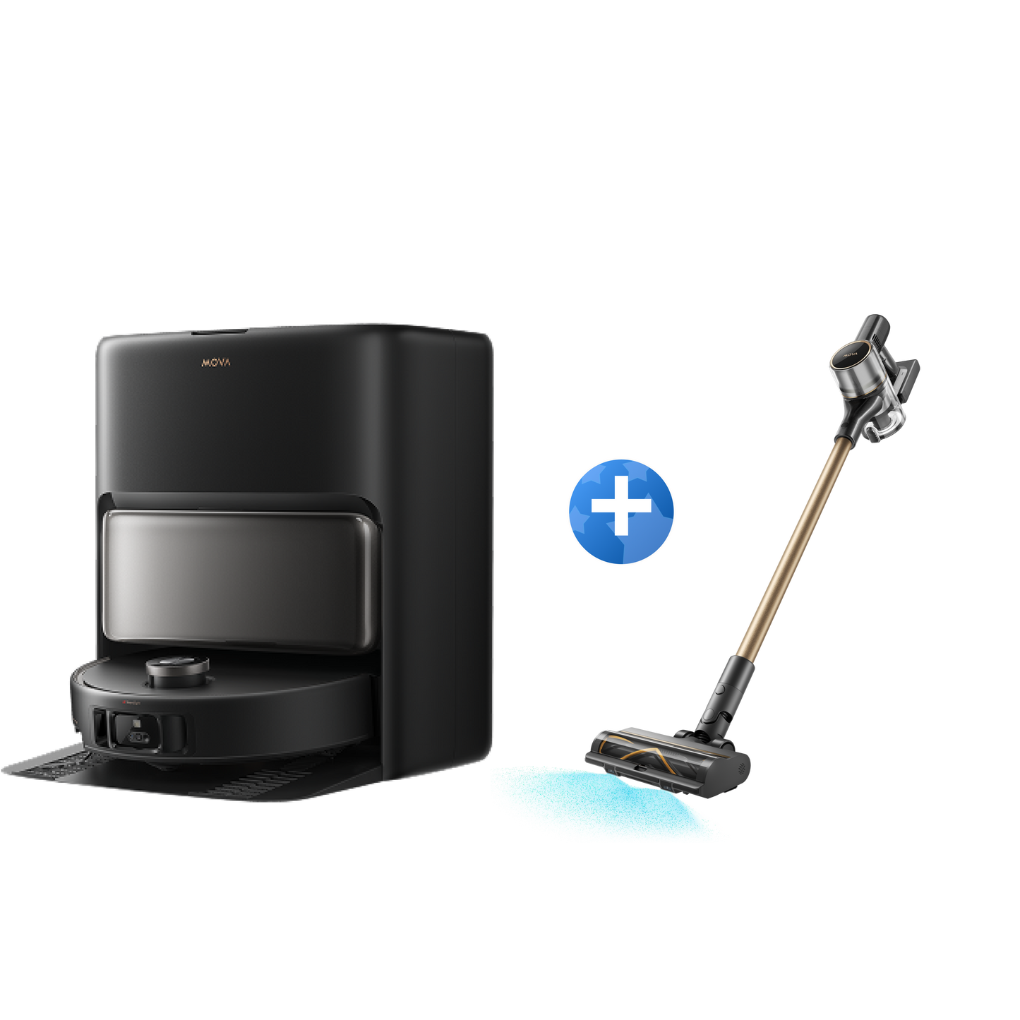 MOVA V50 Ultra Complete Saugroboter Schwarz + S5 Sense