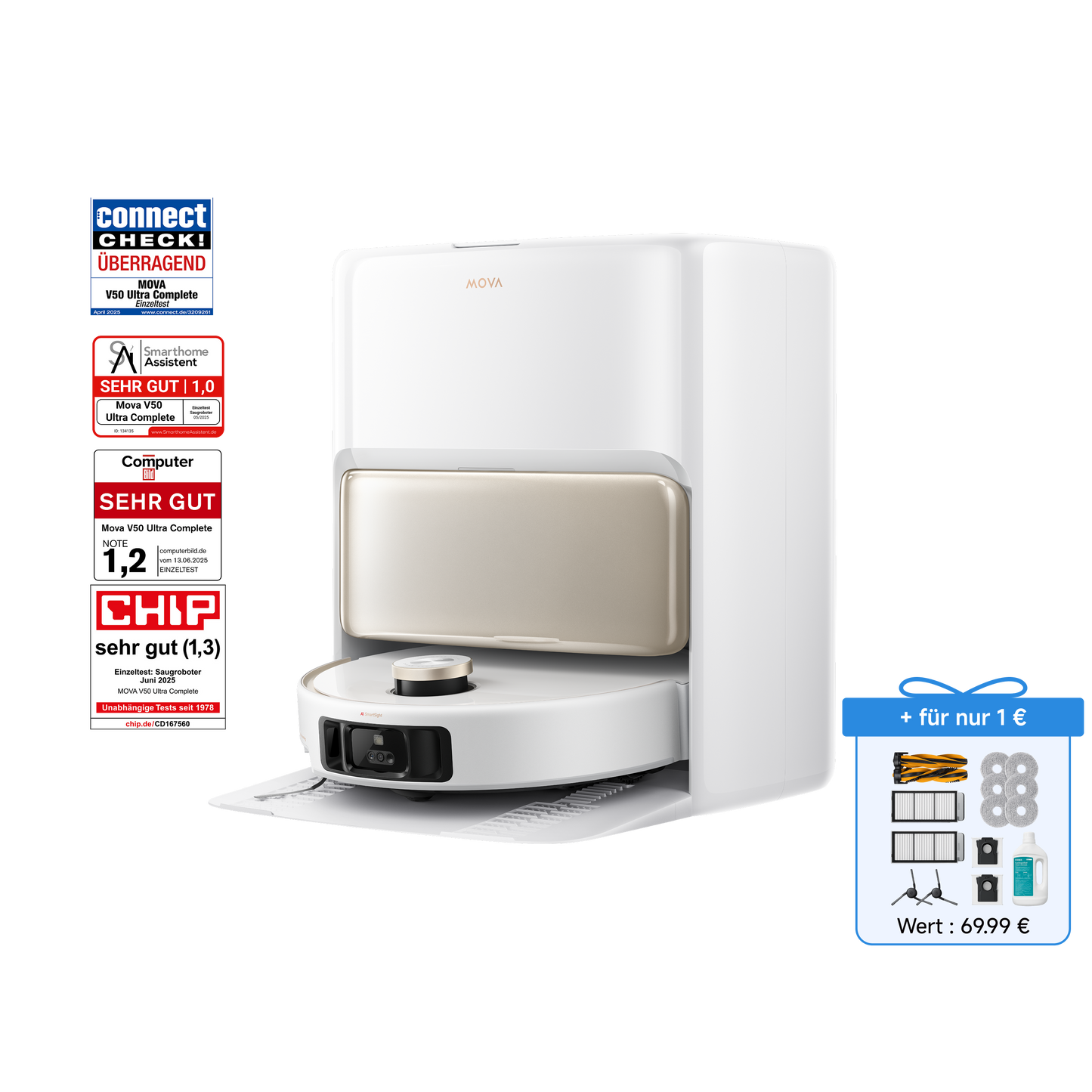 MOVA V50 Ultra Complete Saugroboter
