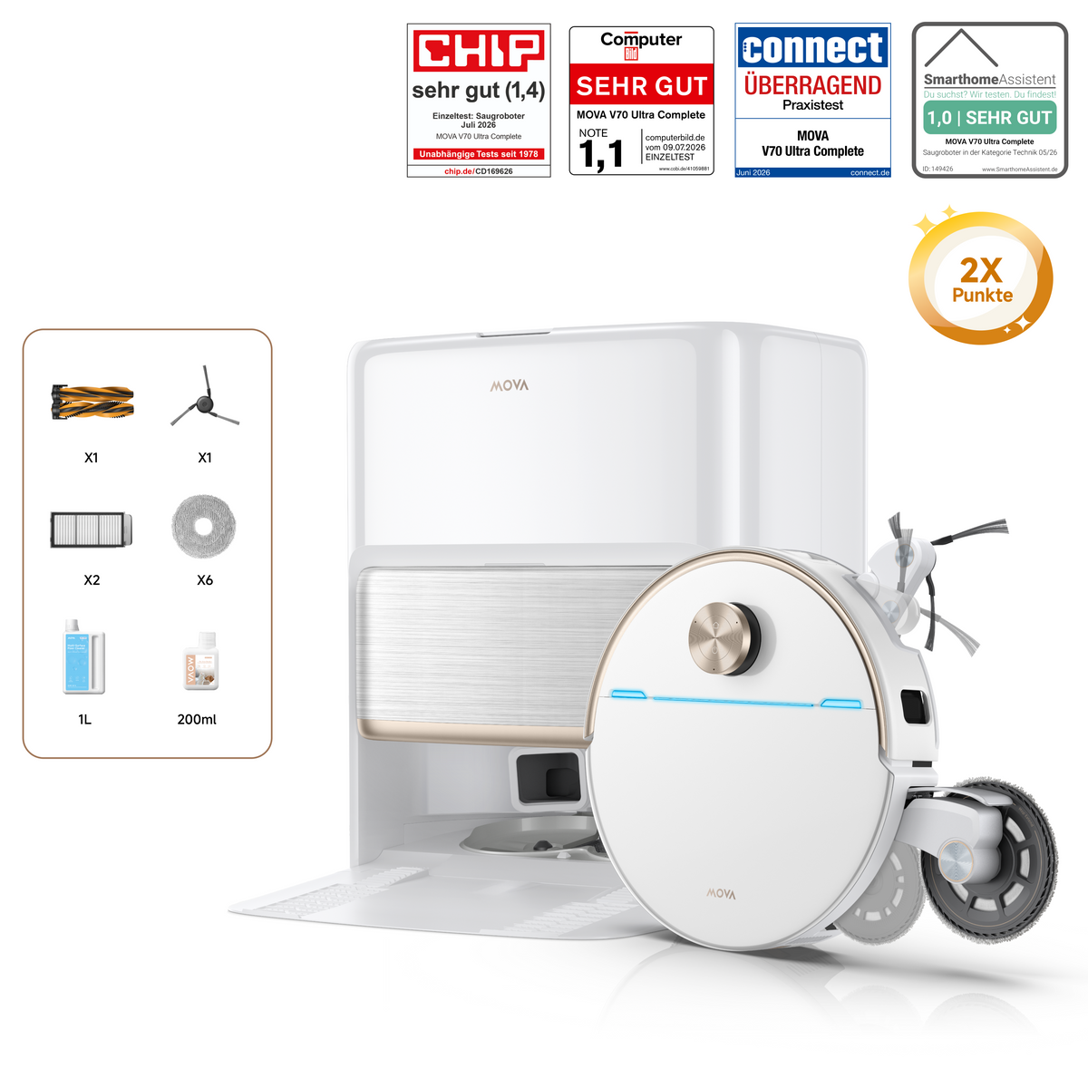 Dreame MOVA V70 Ultra Complete Saugroboter
