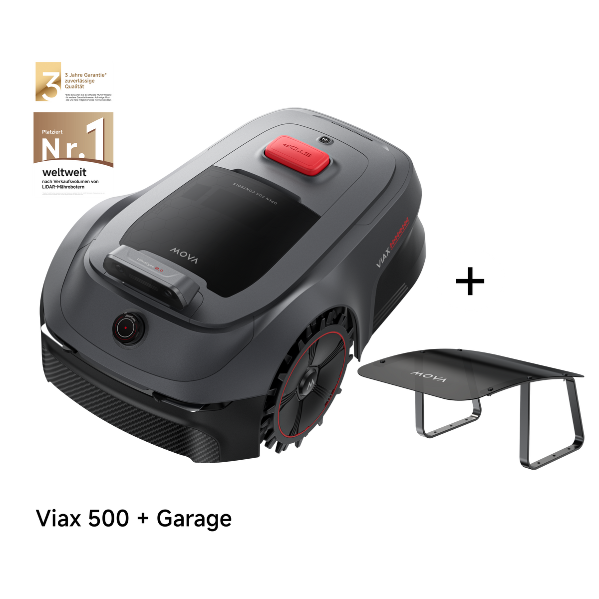 MOVA ViAX 500 Mähroboter + Garage