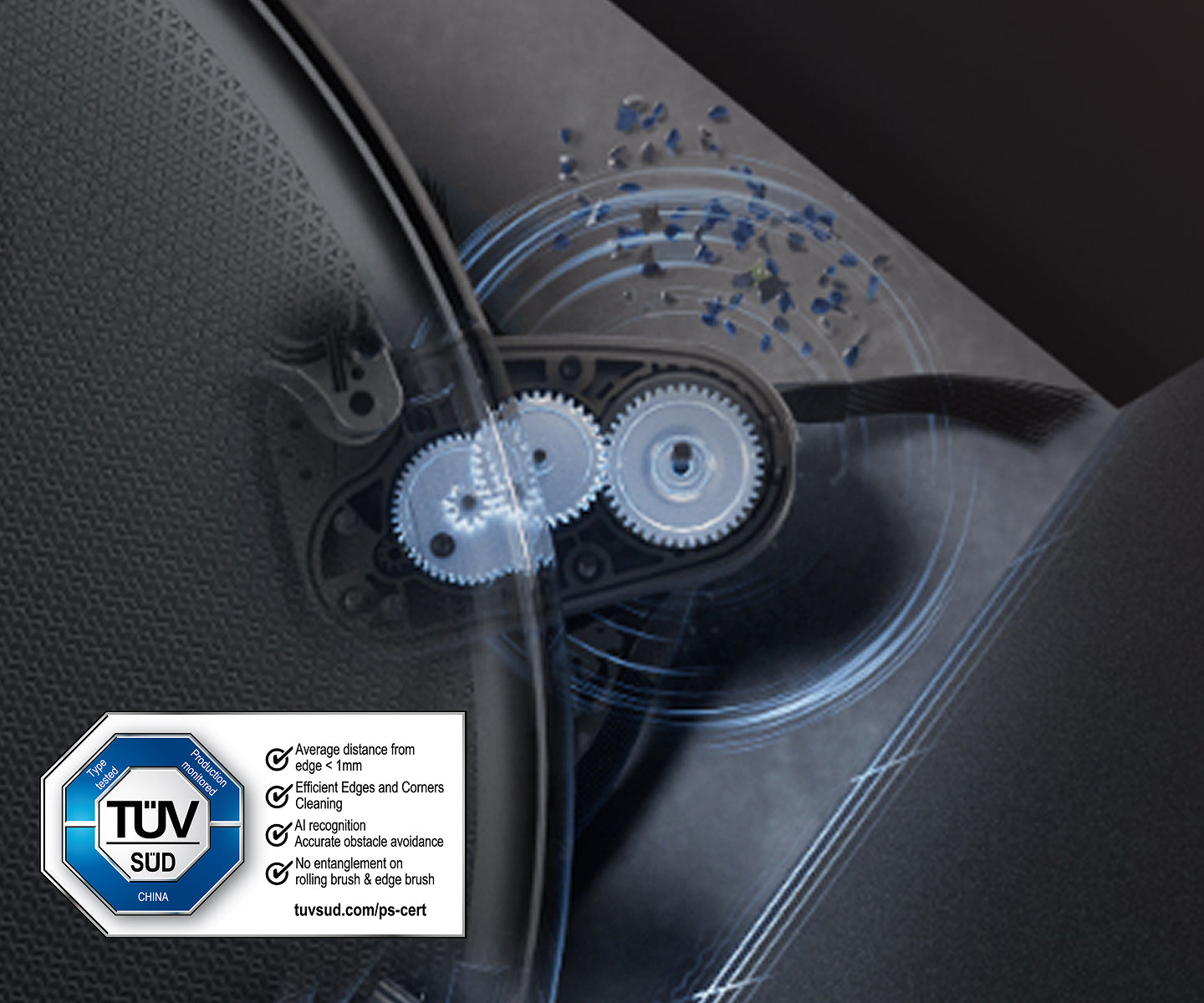 mova z60 ultra roller complete maxireach™-mopp ausfahren und schwenken