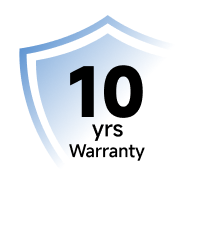 10 years Warranty