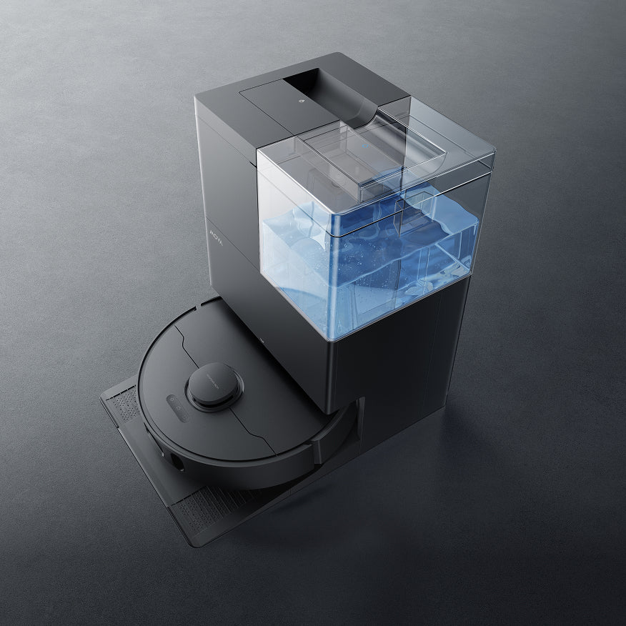 MOVA E50 Ultra Saugroboter Schwarz Verbesserter 5L-Frischwassertank