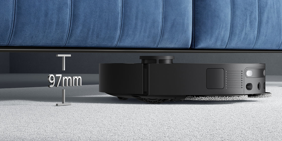 MOVA E50 Ultra Saugroboter Schwarz Reinigung mit Tiefgang
