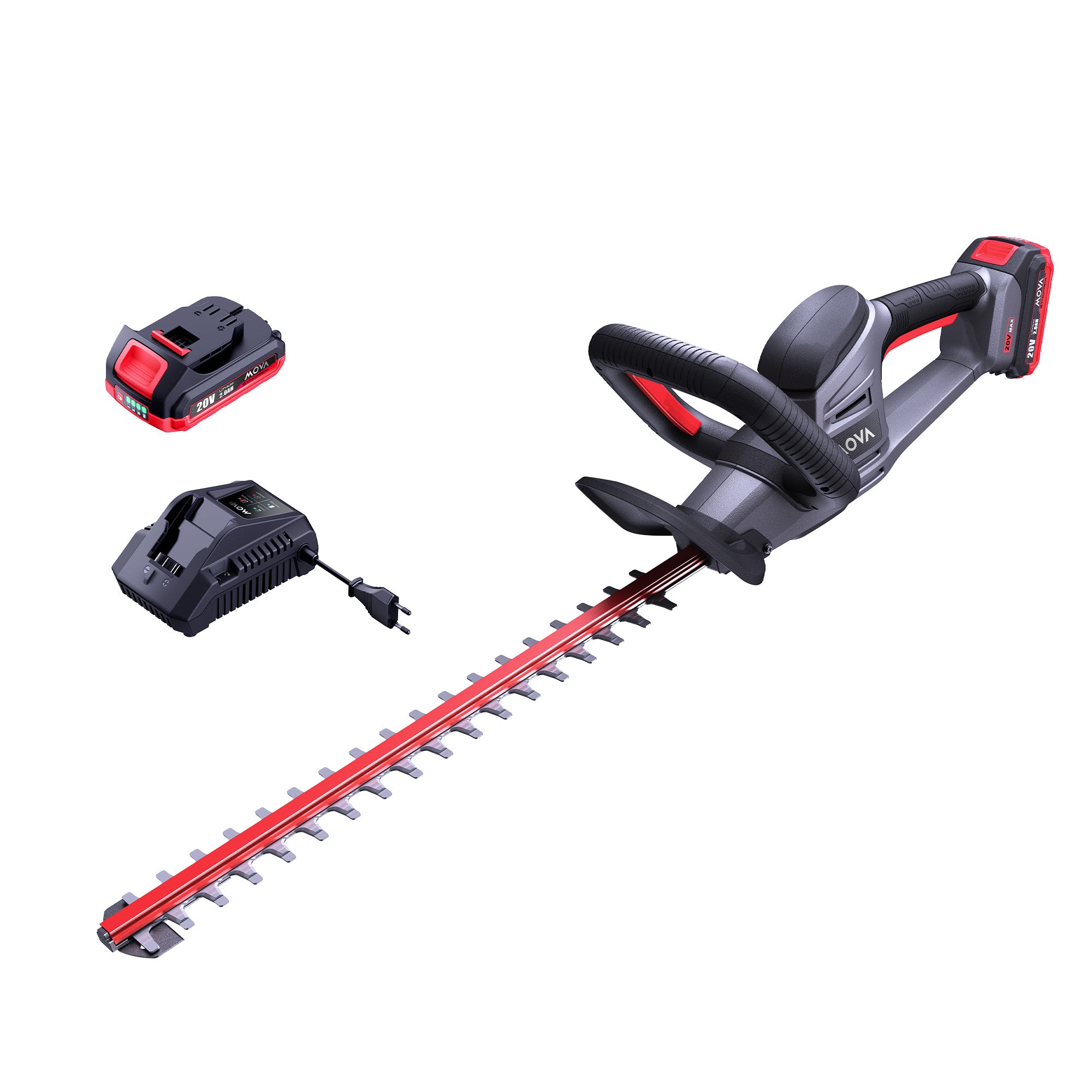 MOVA GH221 Akku-Heckenschere 20 V und 55 cm