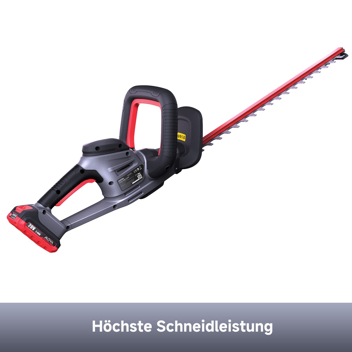 Akku-Heckenschere 20 V und 55 cm