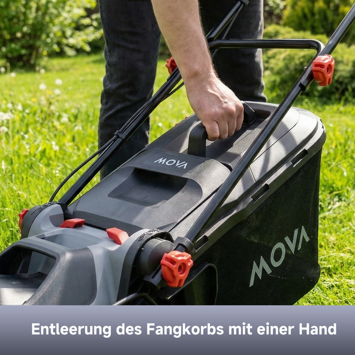 MOVA GL415 Rasenmäher à 40 V und 38 cm mit bürstenlosem Motor