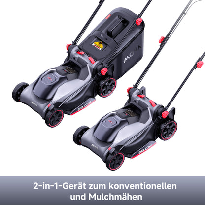 MOVA GL415 Rasenmäher à 40 V und 38 cm mit bürstenlosem Motor