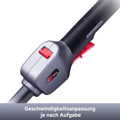Rasen-/Kantentrimmer 20 V und 38 cm mit bürstenlosem Motor