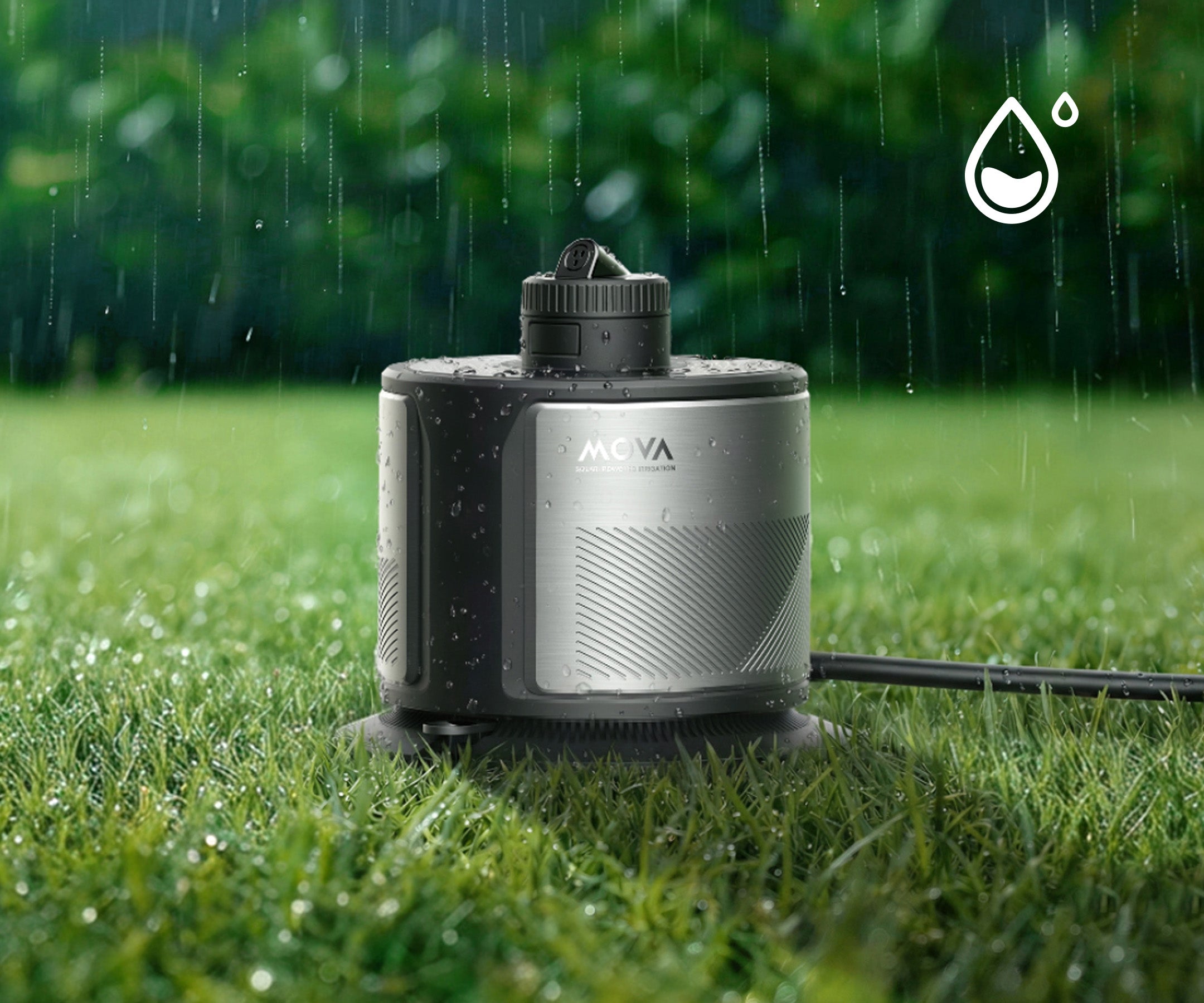 Sofortige Reaktion auf Regen: - 
