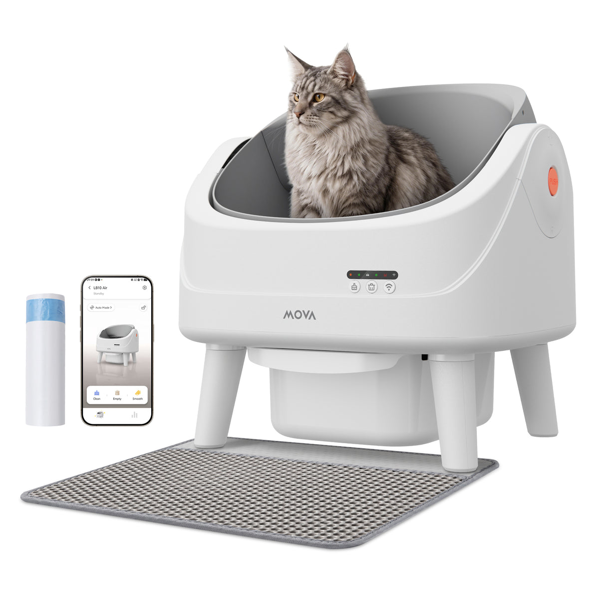 MOVA LB10 Air selbstreinigende Katzentoilette